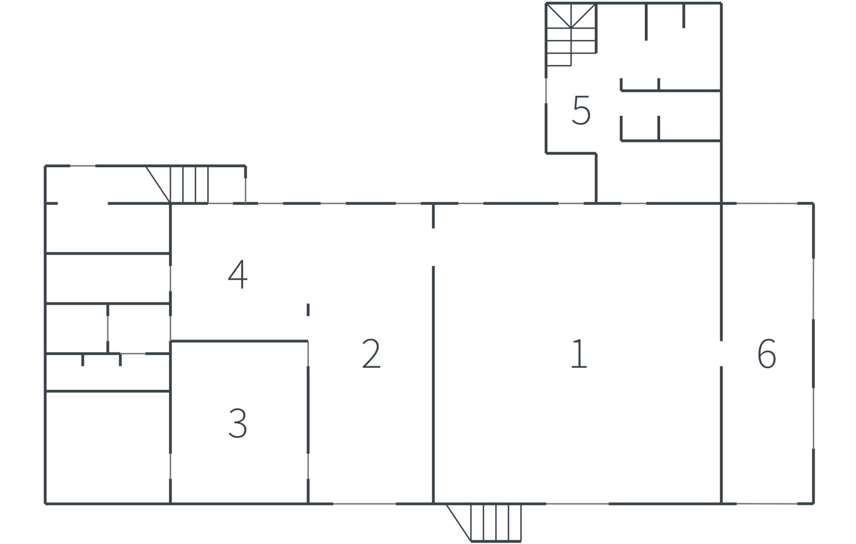 CasaErcole downstairs floorplan